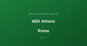 AEK Athens - Roma: Typy bukmacherskie