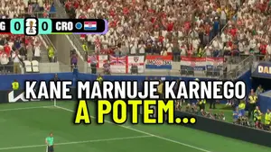 AJJJJ, zabrakło dosłownie kilku centymetrów! Dominik Livaković obronił rzut karny Harry’ego Kane’a, ale zbyt wcześnie od