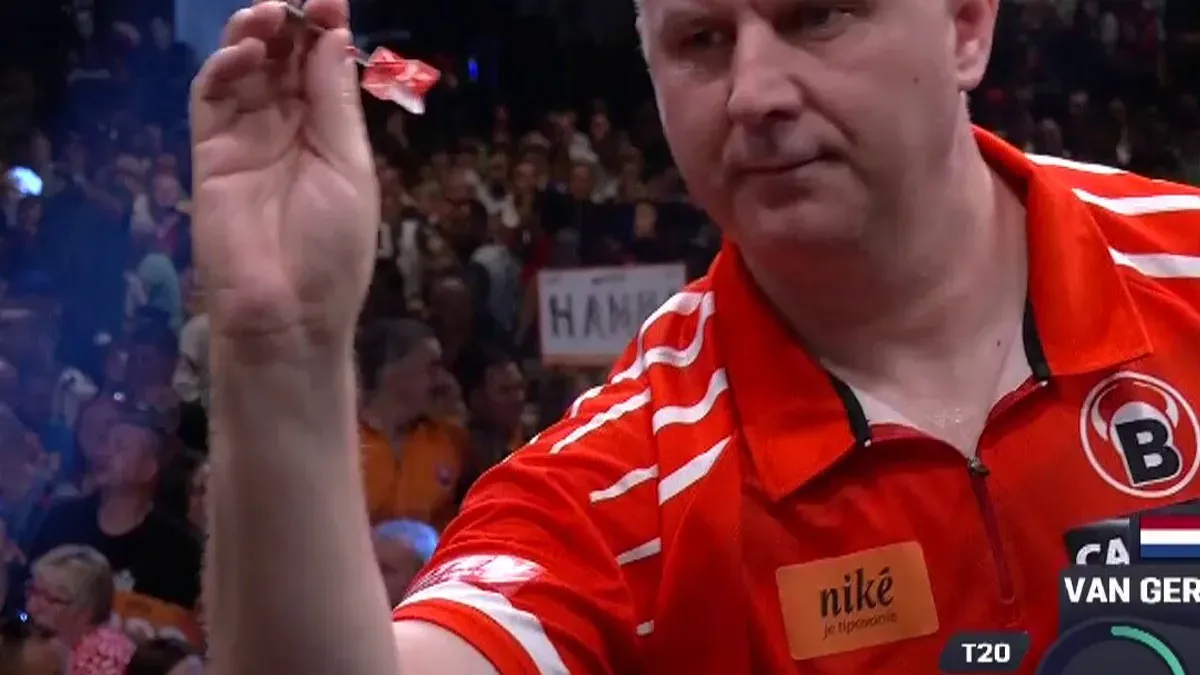 Ależ mecz! Krzysztof Ratajski zdołał wygrać trzy legi z rzędu, ale w deciderze do Michael van Gerwen był górą Oglądaj w 