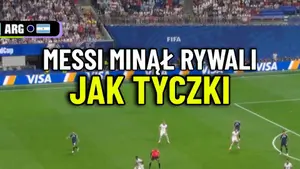 Ależ rajd Leo Messiego! Minął jednego, drugiego, trzeciego, czwartego. Piąty nie ryzykował! Do przerwy w Atlancie jednak
