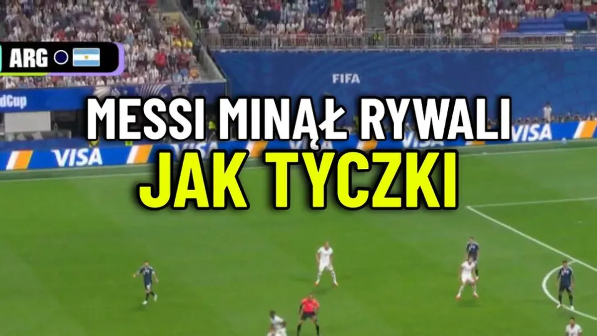 Ależ rajd Leo Messiego! Minął jednego, drugiego, trzeciego, czwartego. Piąty nie ryzykował! Do przerwy w Atlancie jednak