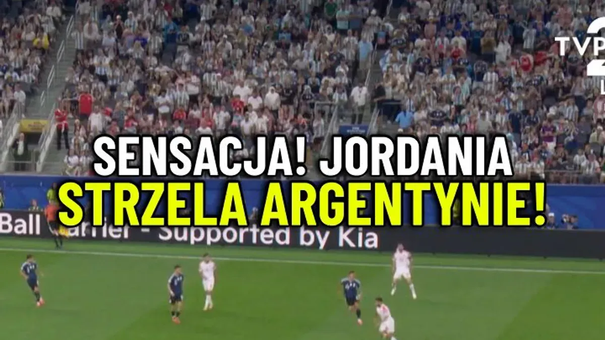 Ależ zaspała obrona Albicelestes! Mousa Tamari wykorzystał chwilę nieuwagi Argentyńczyków i strzelił gola kontaktowego d