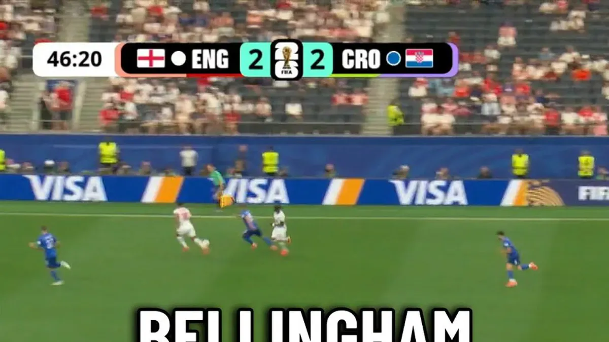 Anglicy ponownie na prowadzeniu! Jude Bellingham trafia na 3:2, a przecież dopiero rozpoczęła się druga połowa! Na ilu g