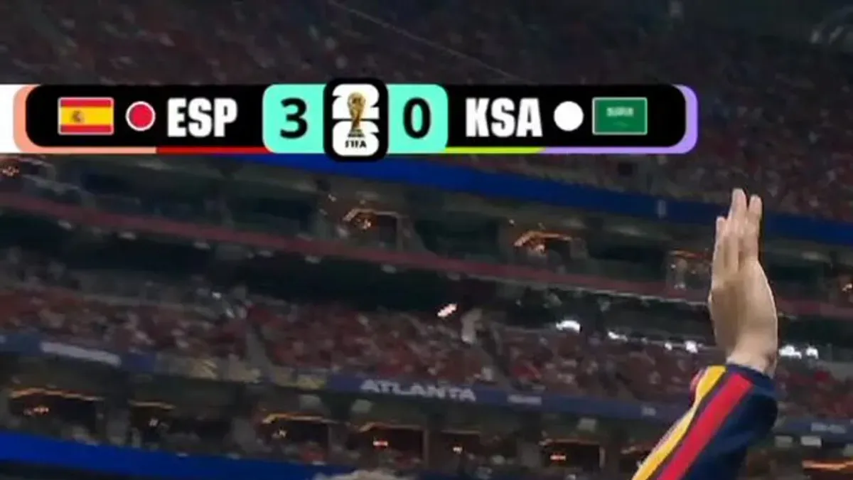 Arabia Saudyjska zalicza samobójcze trafienie i podwyższa prowadzenie Hiszpanii na 4 :0 ! Transmisja meczu w Tvp