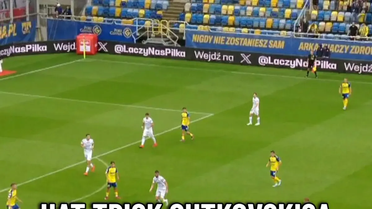 Arka Gdynia rozbiła Stal Rzeszów. Hat-trick Vladislavsa Gutkovskisa