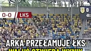 Arka Gdynia z golem na początku 2. połowy meczu z ŁKS! Filip Waluś z drugim golem w sezonie. Oglądaj online