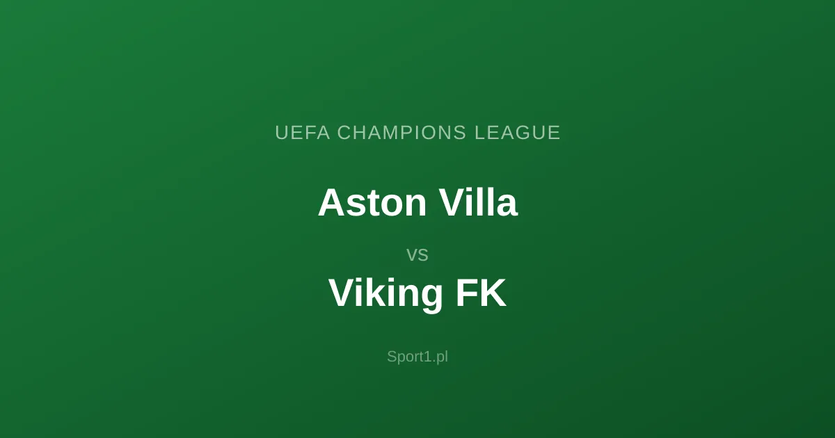 Aston Villa - Viking FK: Typy bukmacherskie