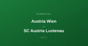 Austria Wiedeń - SC Austria Lustenau: Typy bukmacherskie