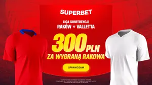Aż 300 PLN za wygraną Rakowa z Vallettą. Wystarczy postawić 2 PLN!