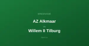 AZ Alkmaar - Willem II Tilburg: Typy bukmacherskie