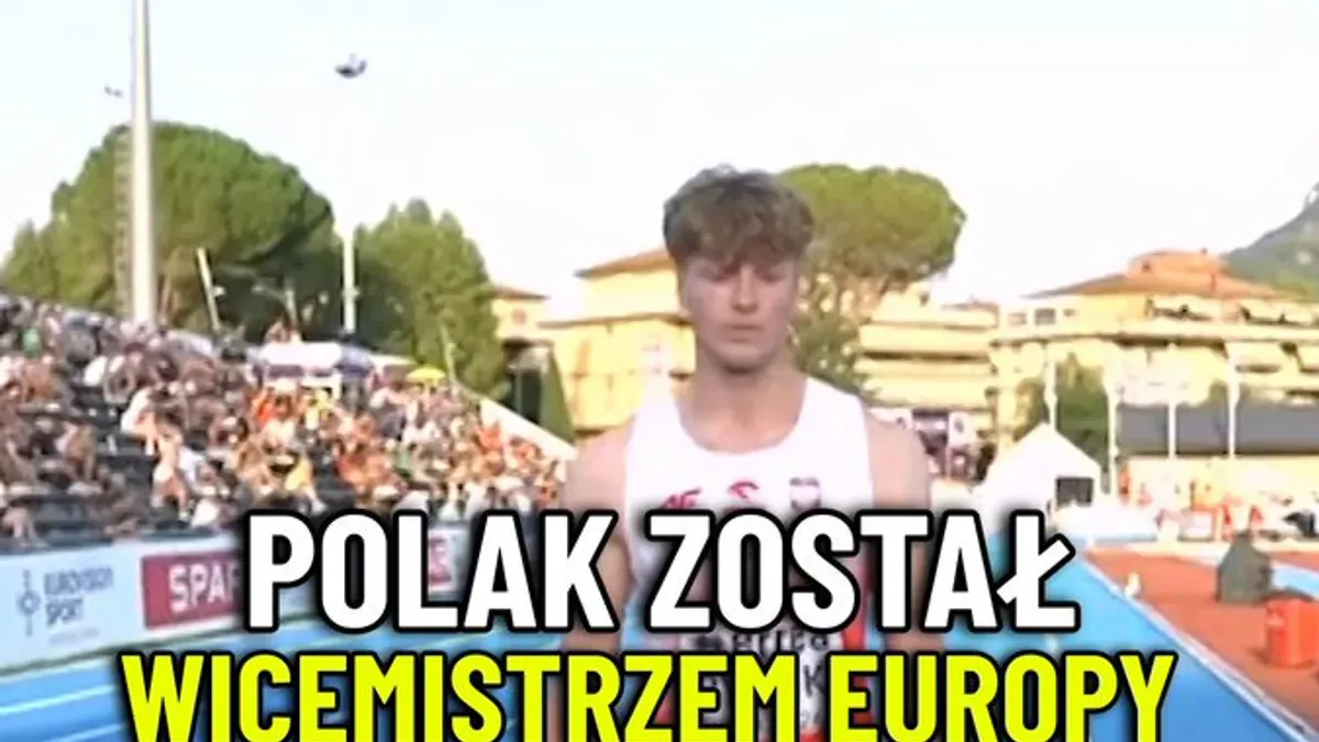Bartosz Pytlik ze srebrnym medalem mistrzostw Europy do lat 18 Choć startował z drugiego toru, finiszował jako drugi, os