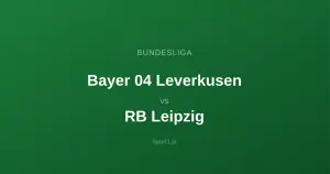 Bayer 04 Leverkusen - RB Lipsk: Typy bukmacherskie