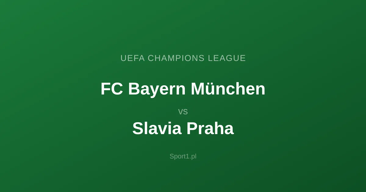 FC Bayern München - Slavia Praha: Typy bukmacherskie