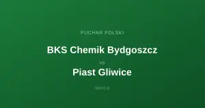 BKS Chemik Bydgoszcz - Piast Gliwice: Typy bukmacherskie
