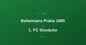 Bohemians Praha 1905 - 1. FC Slovácko: Typy bukmacherskie
