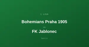 Bohemians Praha 1905 - FK Jablonec: Typy bukmacherskie
