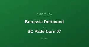 Borussia Dortmund - SC Paderborn 07: Typy bukmacherskie