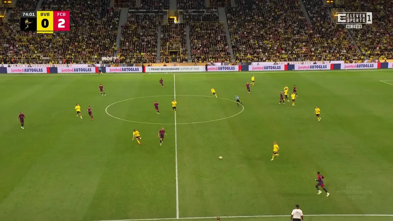 Borussia walczy! Bardzo ładna akcja i Fabio Silva trafia do siatki! W Dortmundzie już tylko 1:2 w meczu o Superpuchar Ni