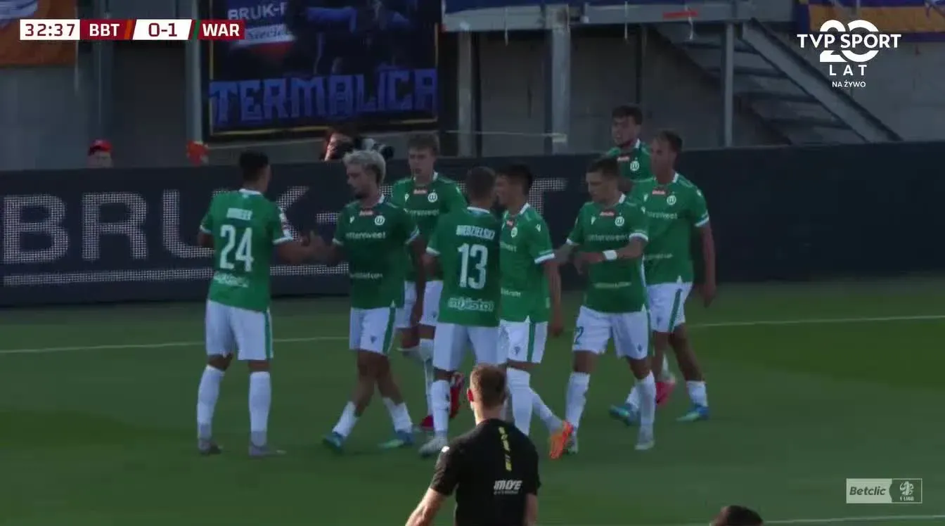 Bruk-Bet Termalica Nieciecza 0-1 Warta Poznań Mateusz Stanek