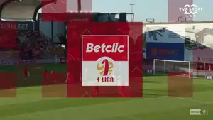Bruk-Bet Termalica Nieciecza - Warta Poznań I Liga - skrót meczu