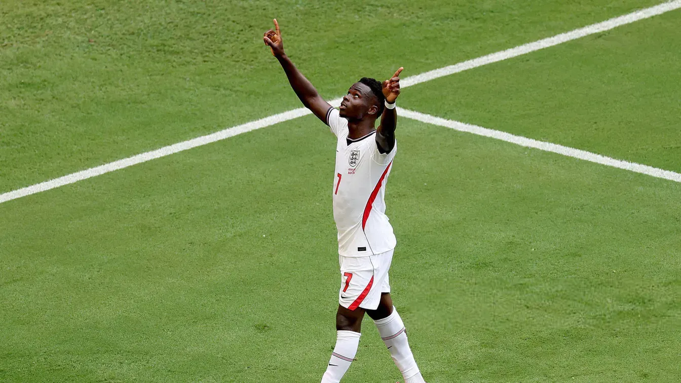 Bukayo Saka bohaterem reprezentacji Anglii. Hat-trick dał im brązowy medal