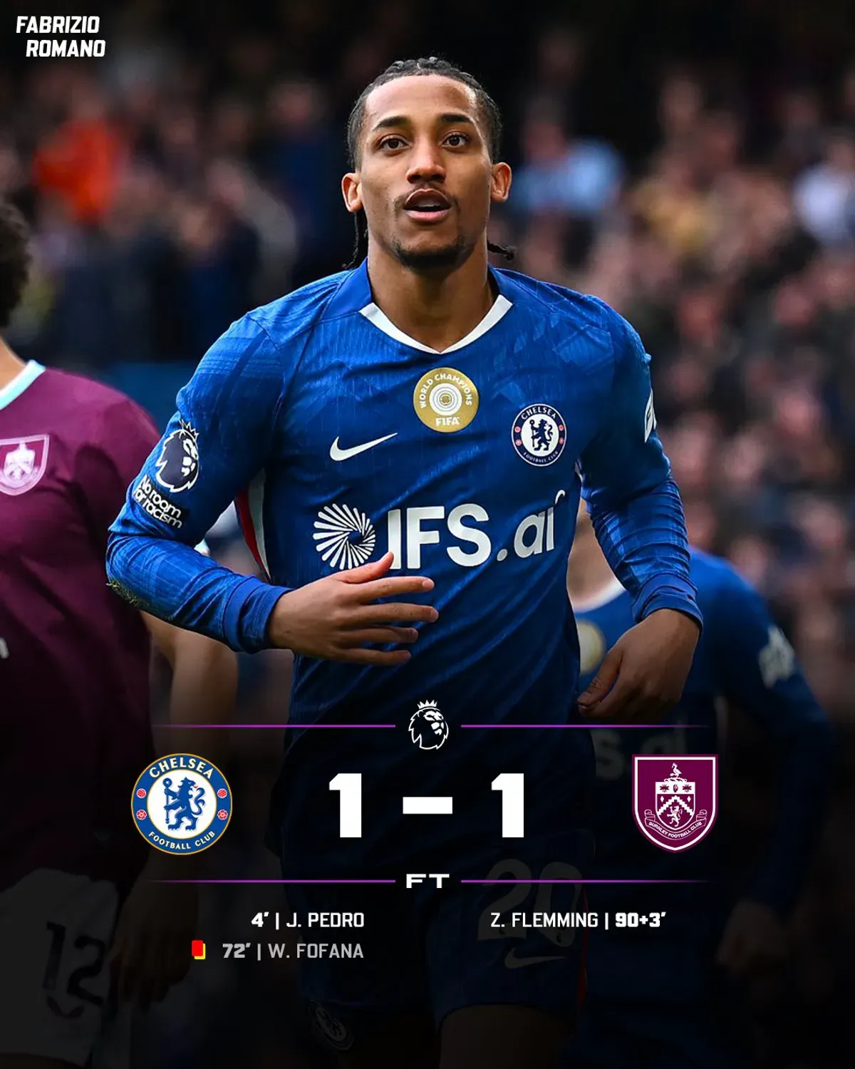 Burnley i Chelsea dzielą się punktami w meczu ligowym