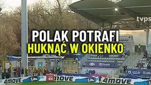 Cezary Polak z CUDOWNYM golem. Miedź Legnica prowadzi do przerwy z Polonią Bytom 1:0. Oglądaj online