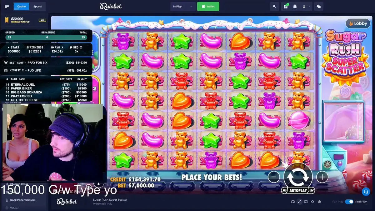 Chat: „Jesteś skończony”. Mitch Jones stawia 125 tys. dolarów na RainBet