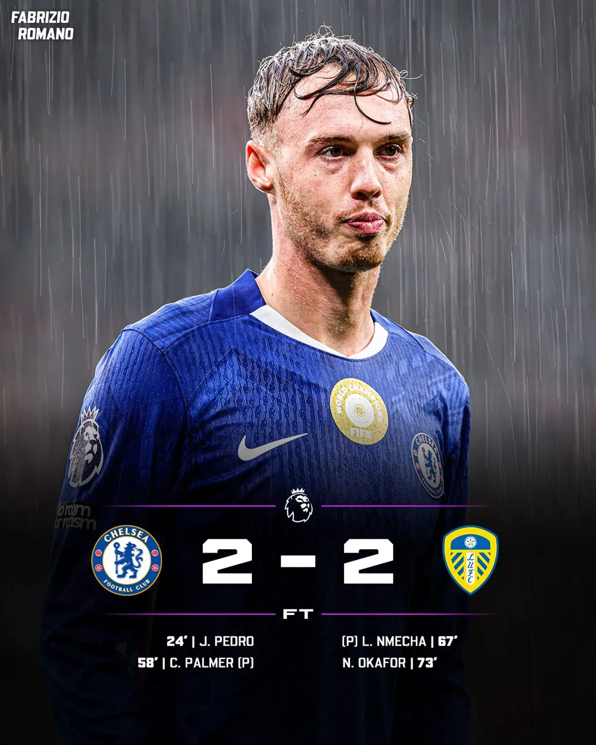 Chelsea remisuje z Leeds United na Stamford Bridge
