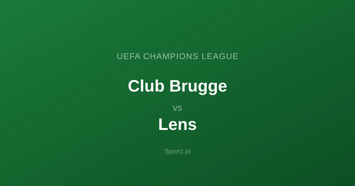 Club Brugge - Lens: Typy bukmacherskie