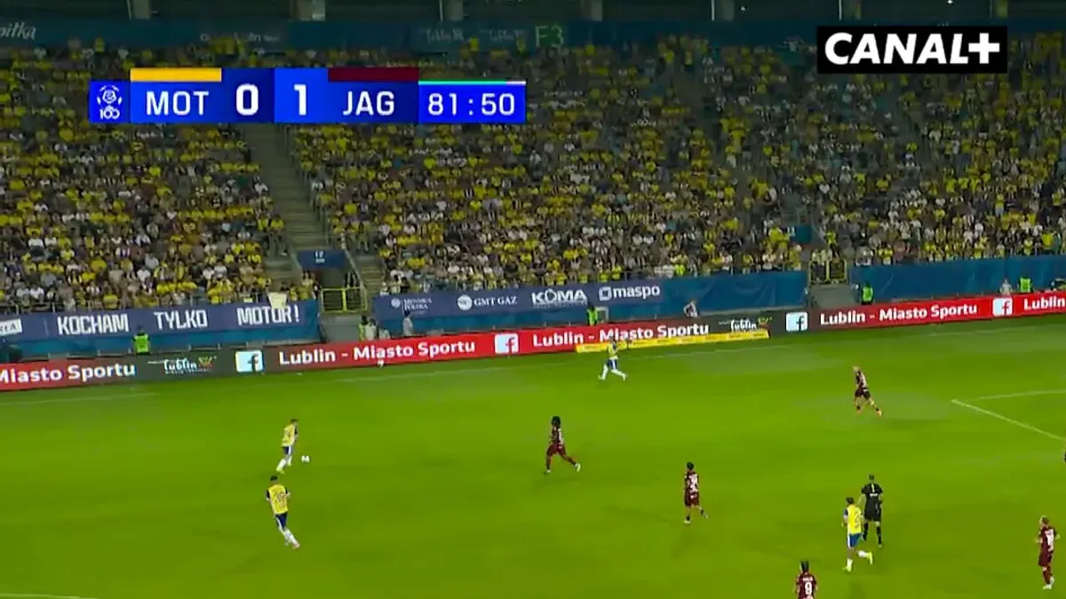 Co za emocje w lublinie! Najpierw trafia Czubak, potem idealny strzał Lozano! Mecz Motor - Jagiellonia trwa w CANAL+:
