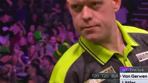 Co za mecz. Luke Littler i Michael van Gerwen w dzisiejszym półfinale zawodów z serii BetMGM Premier League zafundowali 