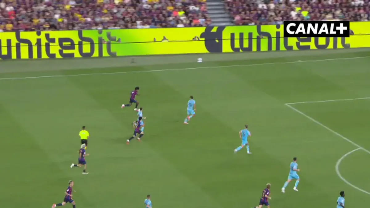 Co zrobił w tej sytuacji Aymeric Laporte? Fermin Lopez trafia na 2:0 dla Barcelony! Transmisja: