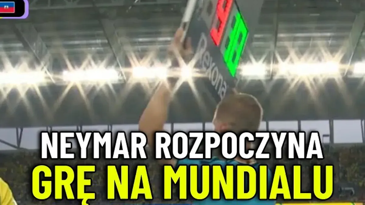 Czekaliśmy, czekaliśmy. i w końcu się doczekaliśmy! Neymar wchodzi na boisko w 76. minucie meczu ze Szkocją i po raz pie
