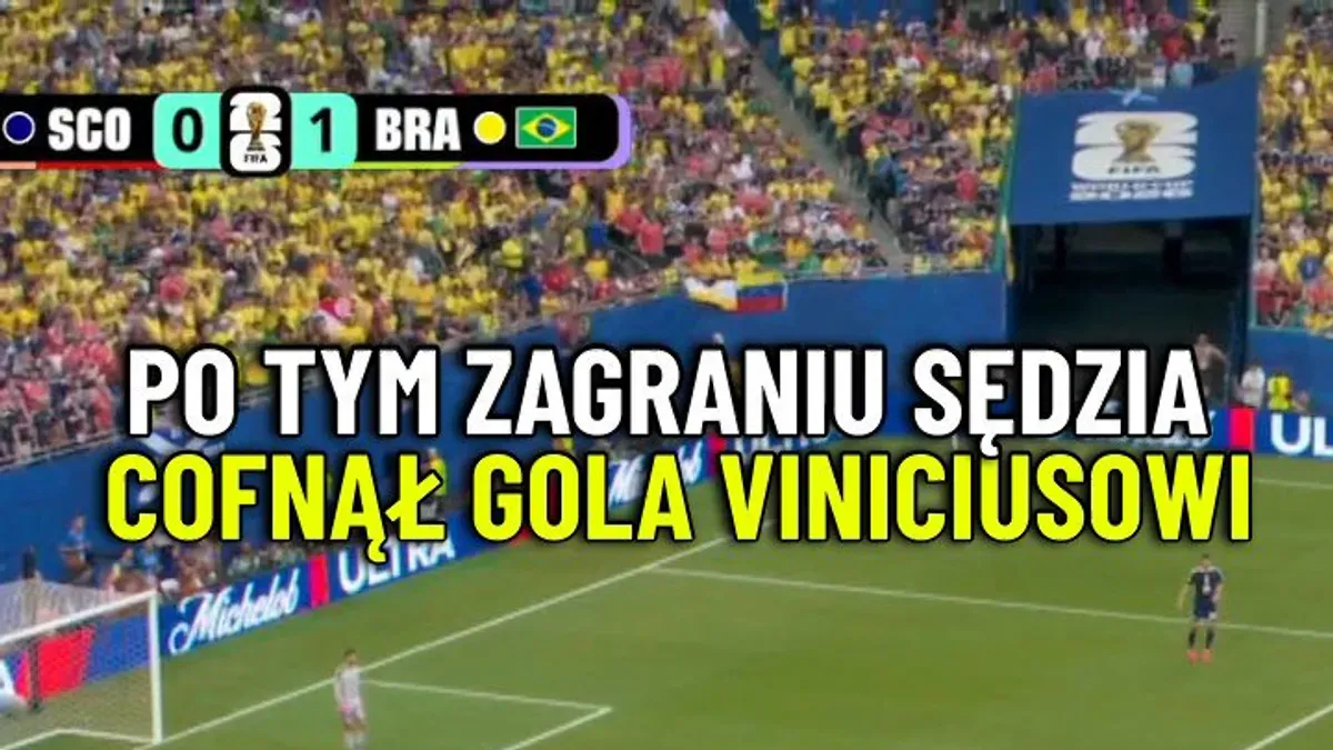 Czy tu na pewno był faul? Ogromne kontrowersje po nieuznanym drugim golu Viníciusa Júniora. Jak oceniacie decyzję sędzie