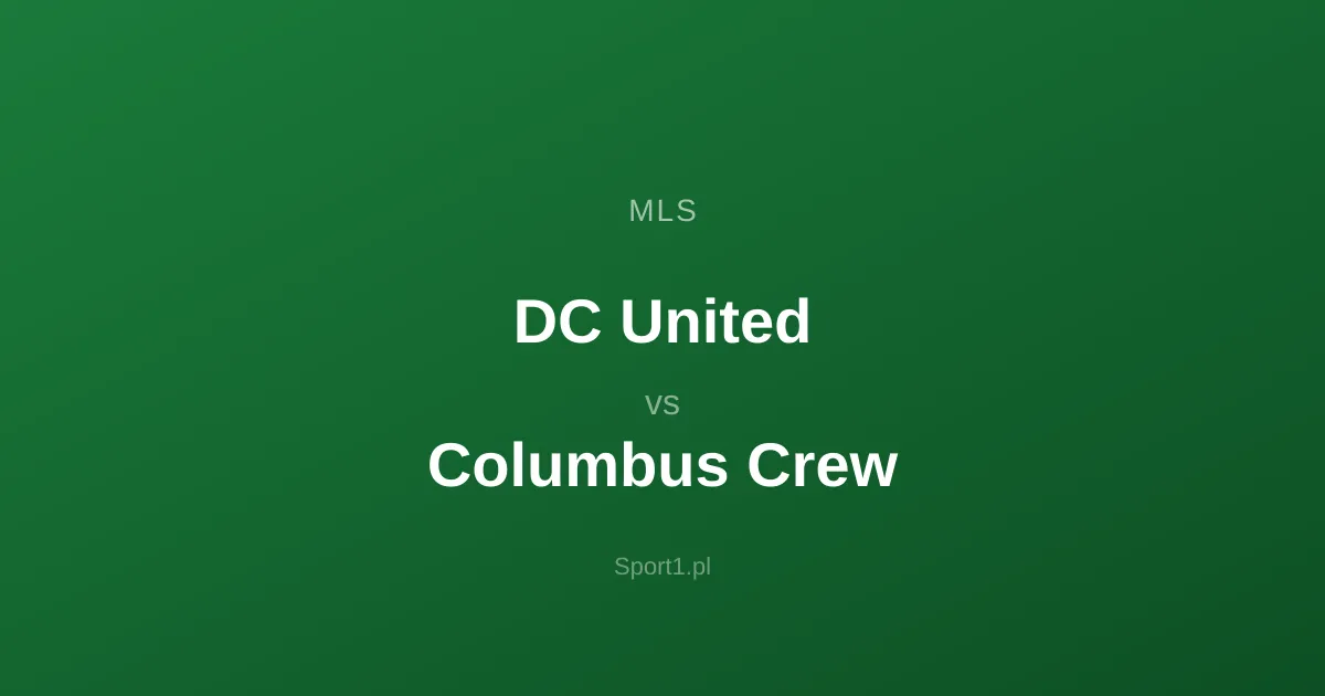 DC United - Columbus Crew: Typy bukmacherskie