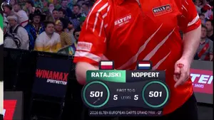 Decider dla krzysztofa ratajskiego! Polak po niezwykle nerwowej końcówce awansował do półfinału European Darts Grand Pri