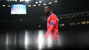 Dembélé znów schodzi z grymasem bólu. Luis Enrique reaguje po dramacie w Monako