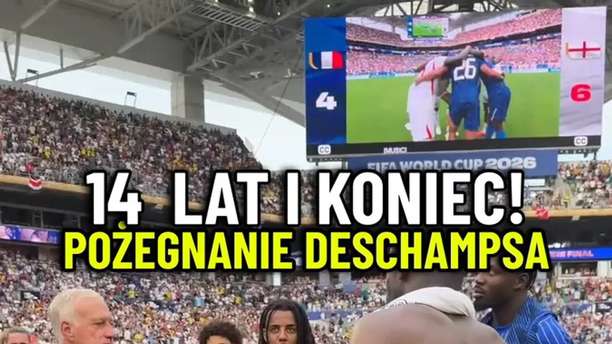 Didier Deschamps zakończył pracę z reprezentacją Francji! 185 meczów 120 zwycięstw 35 remisów 30 porażek. Mistrz świata 