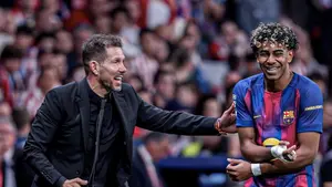Diego Simeone wbija szpilkę Barcelonie. Wspomniał o Messim i Lamine Yamalu