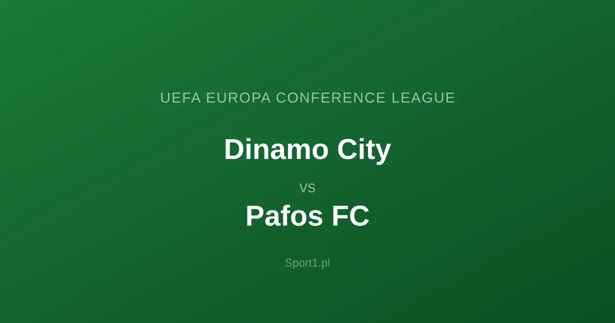 Dinamo City - Pafos FC: Typy bukmacherskie