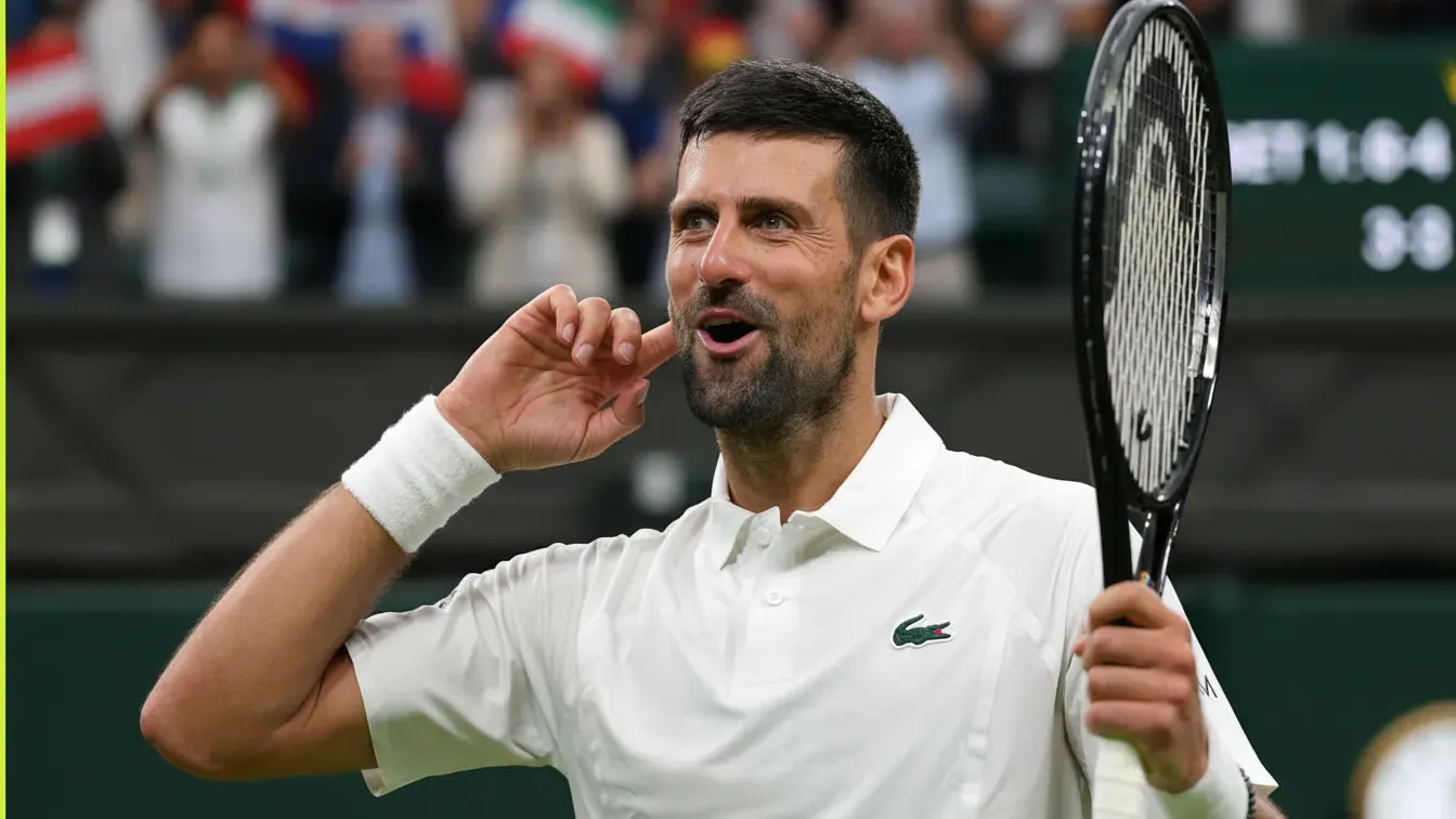 Djoković wyrównał rekord Federera i nagle wypalił do mikrofonu. Chce niezwykłego starcia