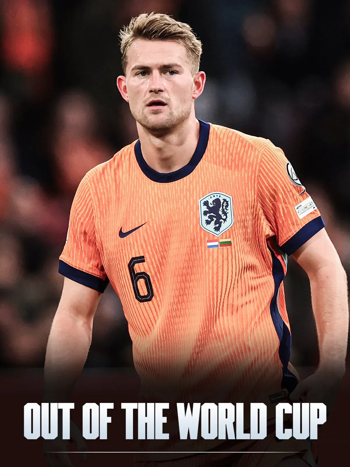 Dramat gwiazdora przed mistrzostwami świata. Matthijs de Ligt przejdzie operację