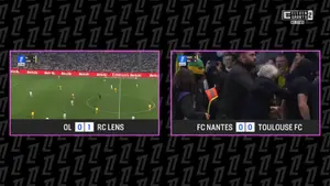 Dymy, dymy w nantes! Brzydkie sceny na Stade de la Beaujoire. Mecz został przerwany ę