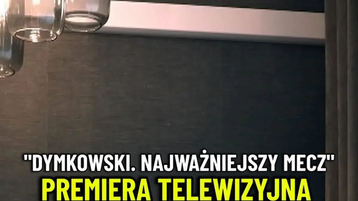 Dziś o 23:15 w TVP 1 premiera telewizyjna filmu "Dymkowski. Najważniejszy mecz" o legendarnym piłkarzu Pogoni