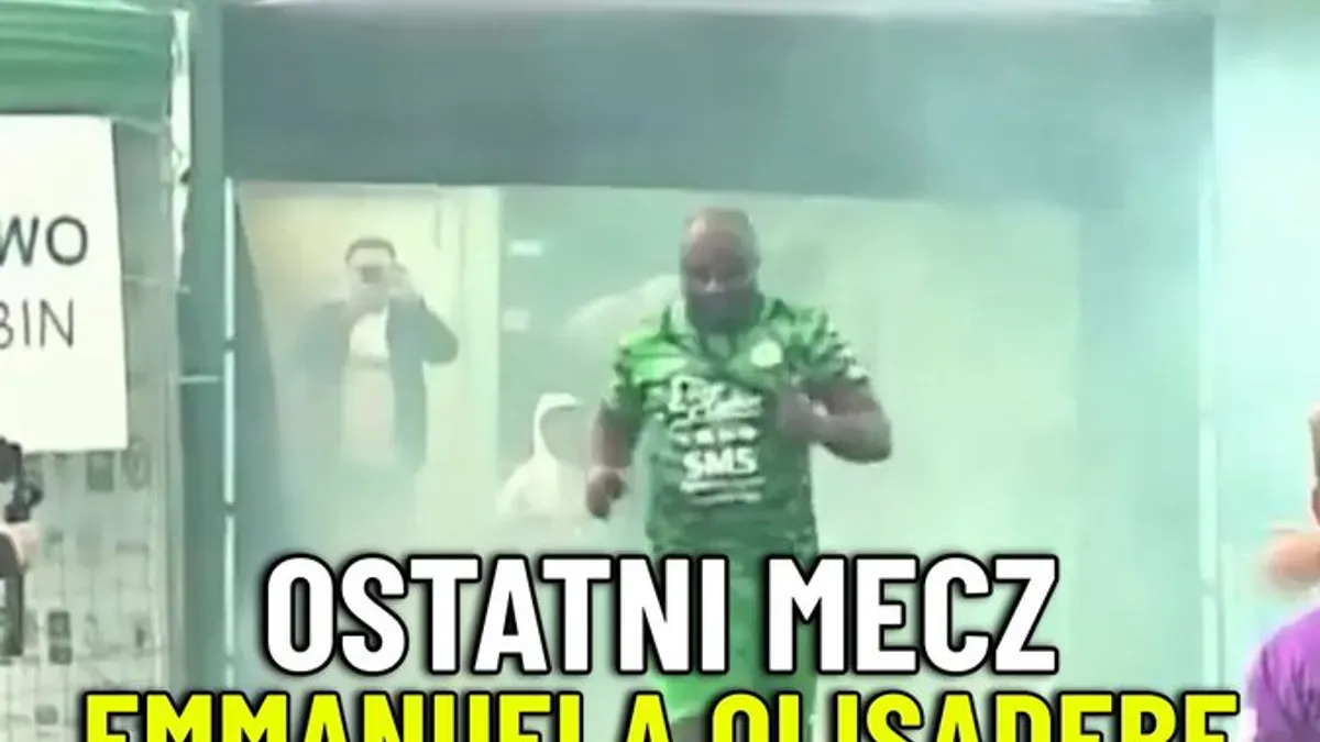 Emmanuel Olisadebe znów pojawił się na boisku 25-krotny reprezentant Polski zagrał w legnickiej A-klasie, a