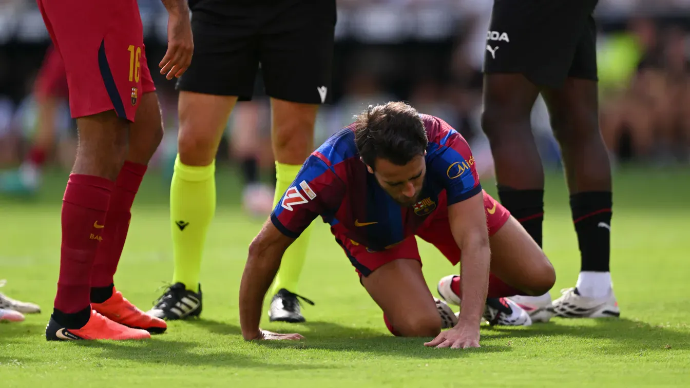 Eric Garcia kontuzjowany w meczu z Valencią? Dramat obrońcy na Mestalla