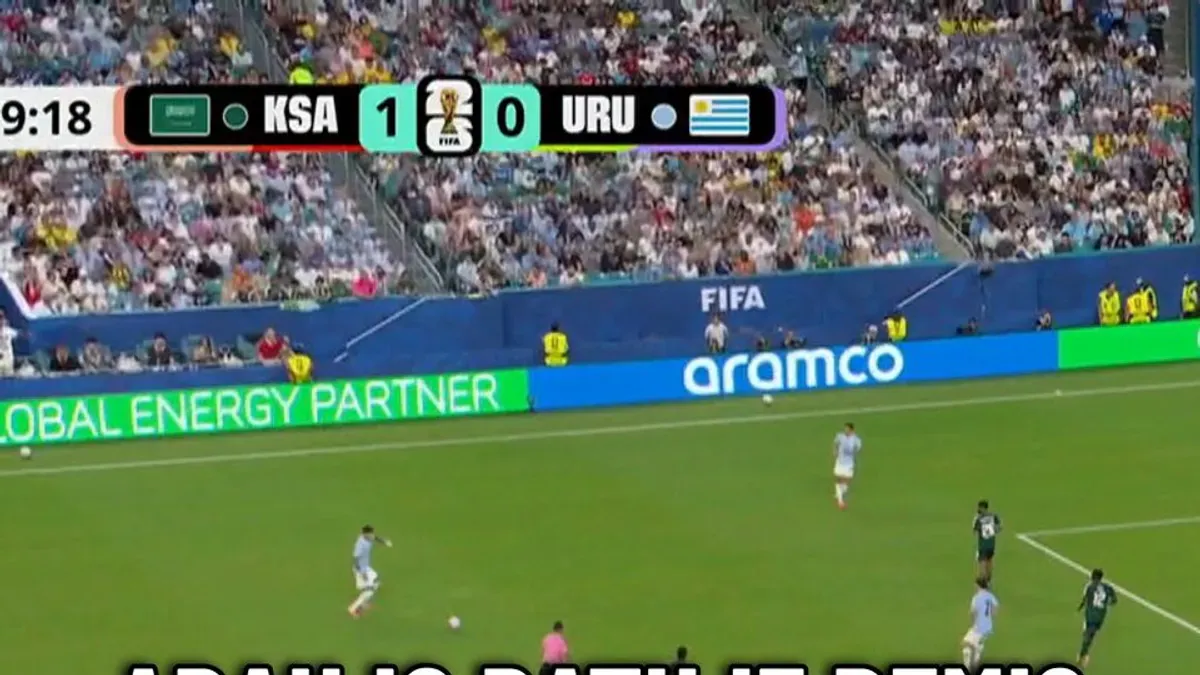 Falstart Urugwaju na mundialu! Urugwajczycy stracili punkty już w pierwszym meczu grupowym. Z Arabią Saudyjską uratowali