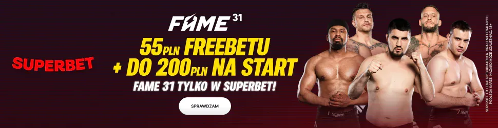 FAME 31: Karta walk, typy i kursy. Kto walczy w Koszalinie 9.05.2026?