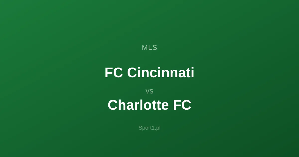 FC Cincinnati - Charlotte FC: Typy bukmacherskie